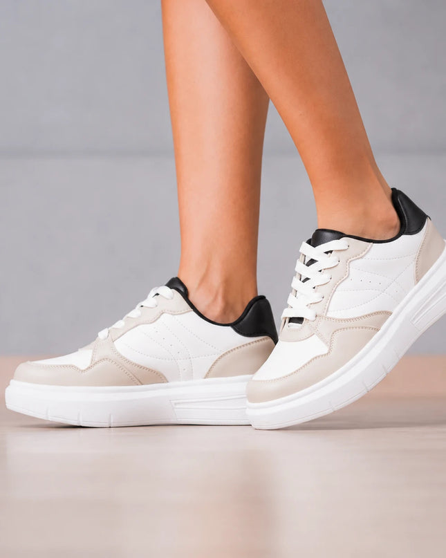 Zapatillas Urbanas Mujer Teheran - Beige