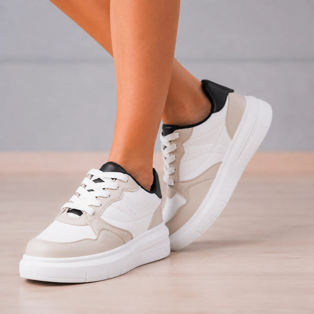 Zapatillas Urbanas Mujer Teheran - Beige