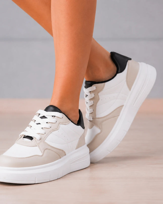 Zapatillas Urbanas Mujer Teheran - Beige