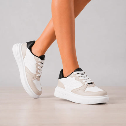 Zapatillas Urbanas Mujer Teheran - Beige