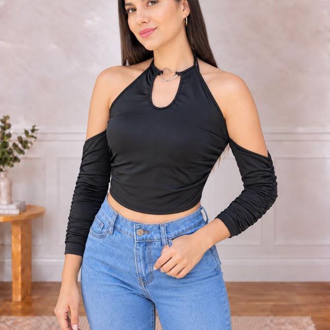 Top Amor - Negro