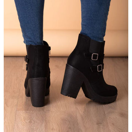 Botines Mujer Tours - Negro