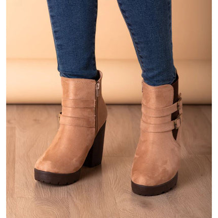 Botines Mujer Tours - Topo