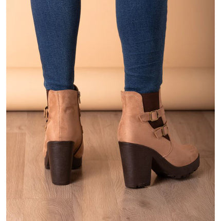 Botines Mujer Tours - Topo