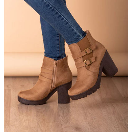 Botines Mujer Tours - Topo Oscuro