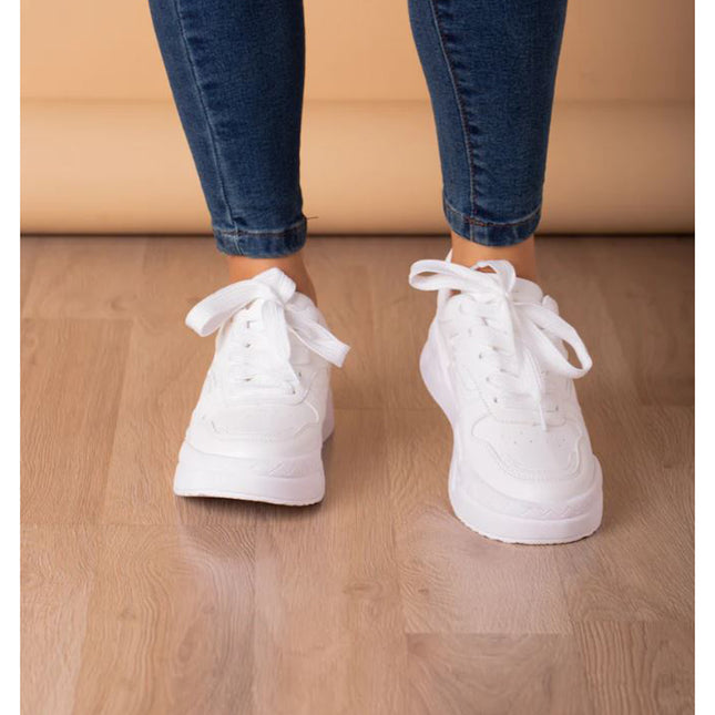 Zapatillas Urbanas Mujer Troyes - Blanco