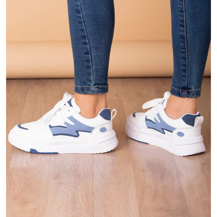 Zapatillas Urbanas Mujer Troyes - Celeste