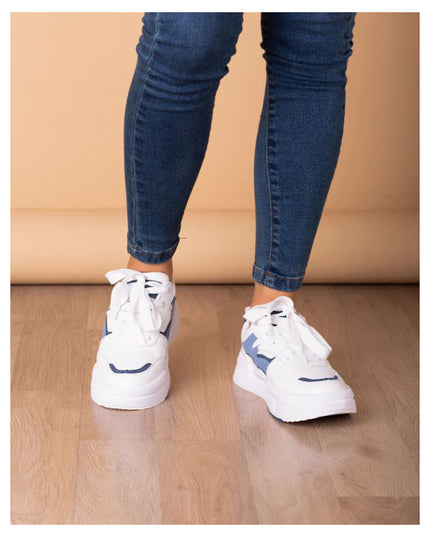 Zapatilla Troyes - Celeste