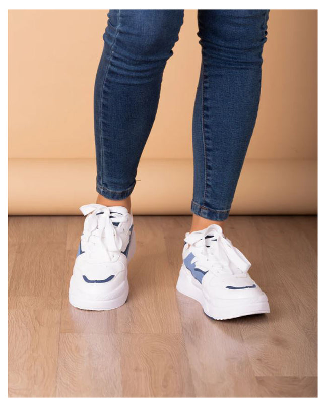 Zapatilla Troyes - Celeste