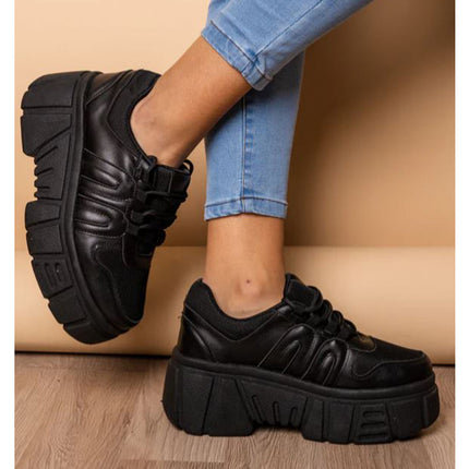 Zapatillas Urbanas Mujer Tumbes - Negro