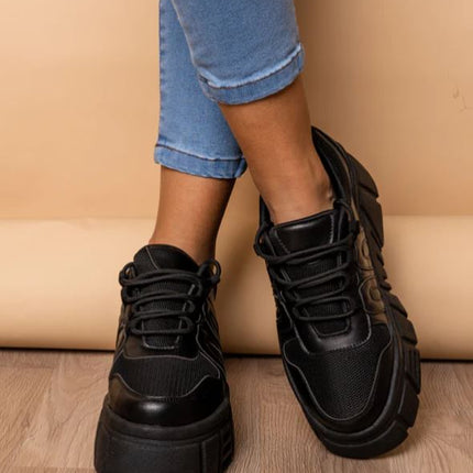 Zapatillas Urbanas Mujer Tumbes - Negro