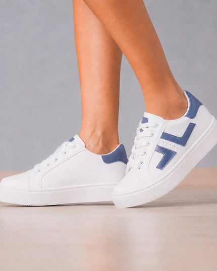 Zapatillas Urbanas Mujer Veche - Celeste