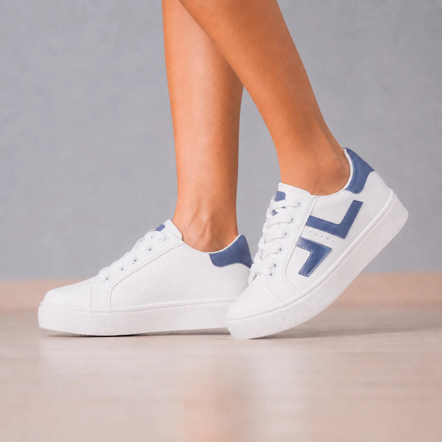 Zapatillas Urbanas Mujer Veche - Celeste