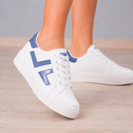 Zapatillas Urbanas Mujer Veche - Celeste