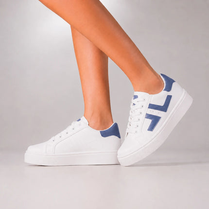 Zapatillas Urbanas Mujer Veche - Celeste