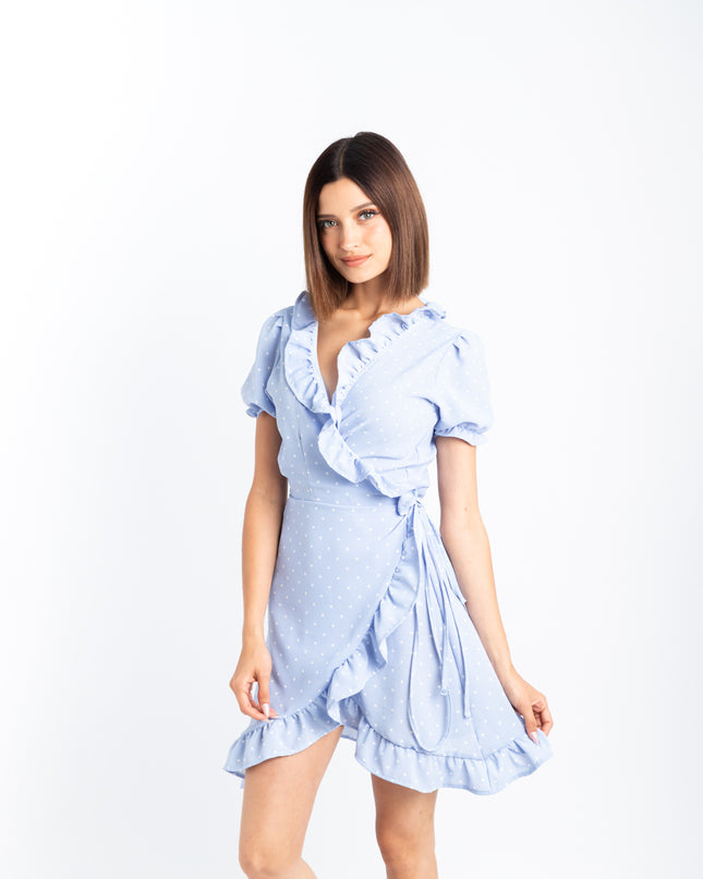 Vestido Iyali - Celeste
