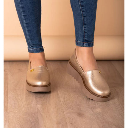Mocasines Mujer Vratsa - Dorado
