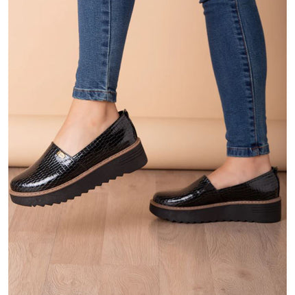 Mocasin Vratsa - Negro Charol