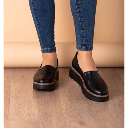 Mocasines Mujer Vratsa - Negro
