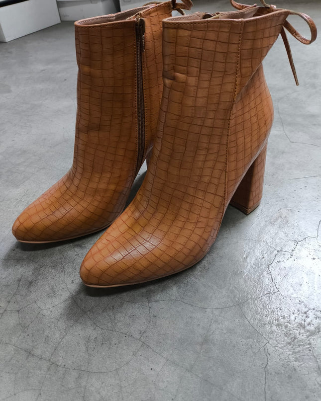 Botas Bubali - Camel Serpiente 39 (Yayita)