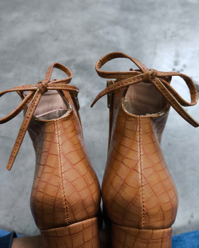 Botas Bubali - Camel Serpiente 39 (Yayita)