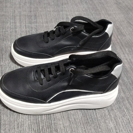Zapatillas Urbanas Mujer Diest - Negro Plateado 35 (Yayita)