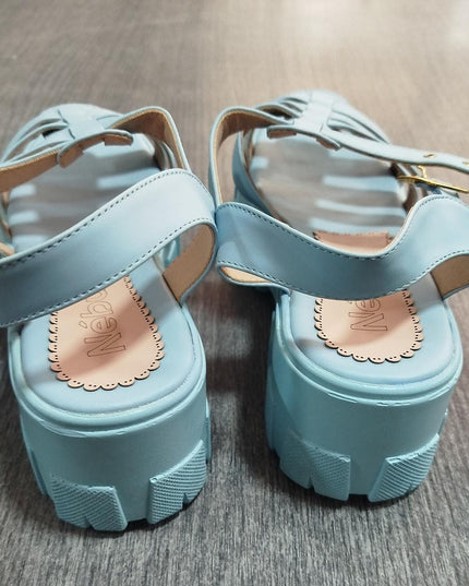 Sandalias Catania - Celeste 38 (Yayita)