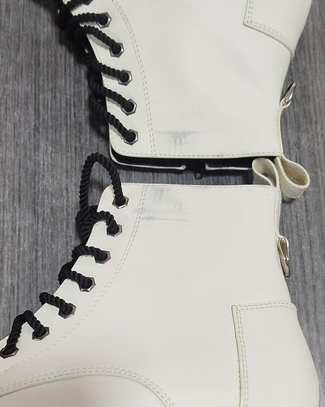 Botas Tryxi - Blanco 37 (Yayita)