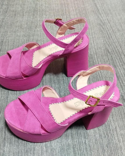 Sandalia Queens - Fucsia 36 (Yayita)
