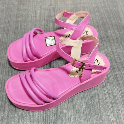 Sandalias Mujer Hilton - Fucsia 35 (Yayita)