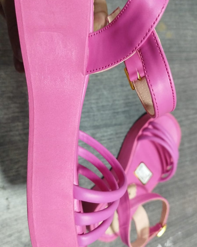 Sandalia Hilton - Fucsia 35 (Yayita)