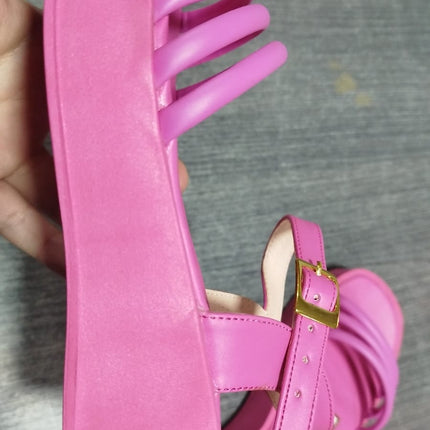 Sandalias Mujer Hilton - Fucsia 35 (Yayita)