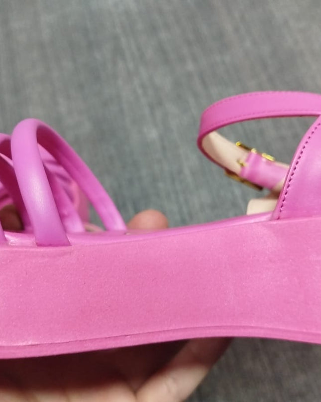 Sandalia Hilton - Fucsia 35 (Yayita)