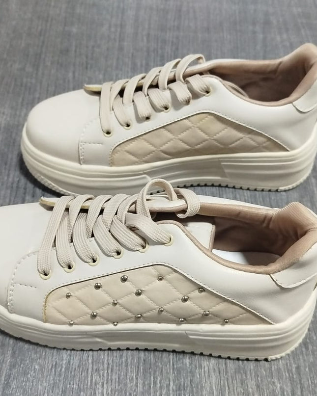 Zapatilla Diamante - Beige 35 (Yayita)