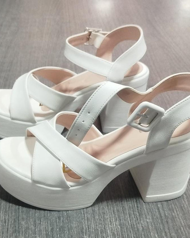 Sandalia Martoni - Blanco 37 (Yayita)