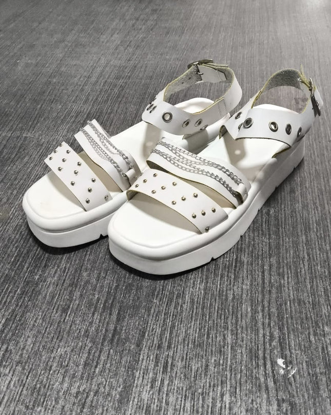 Sandalias Monaco - Blanco 37 (Yayita)