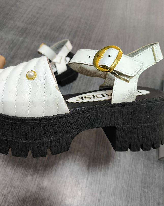 Sandalia Belley - Blanco 36 (Yayita)