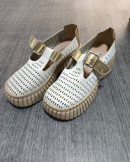 Sandalia Vesty - Blanco 37 (Yayita)