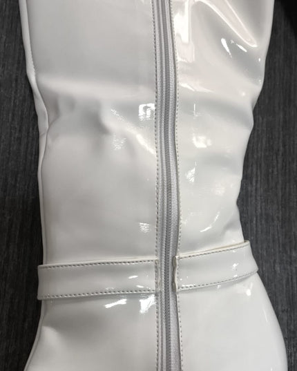 Botas Samalut - Blanco charol 37 (Yayita)