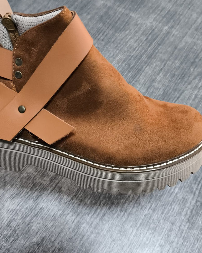 Botas Italia - camel oscuro 37 (Yayita)