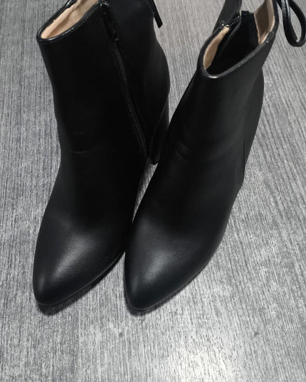 Botas bubali  - negro cuero 39 (Yayita)