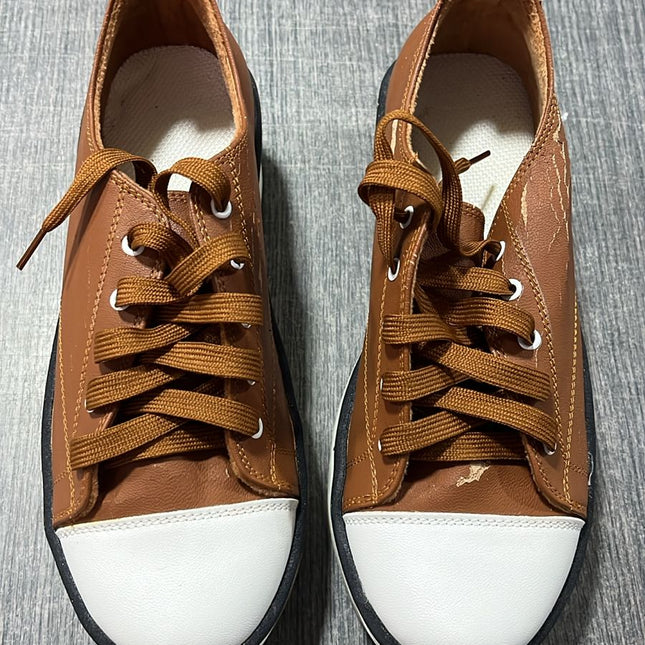 Zapatillas Urbanas Mujer Benidorm - Camel 37 (Yayita)