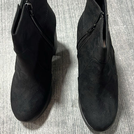 Botines Coffs - Negro Gamuza 37 (Yayita)