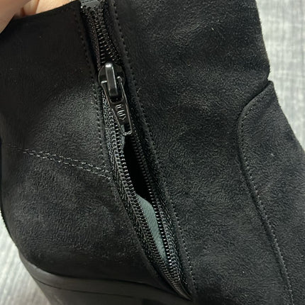 Botines Coffs - Negro Gamuza 37 (Yayita)