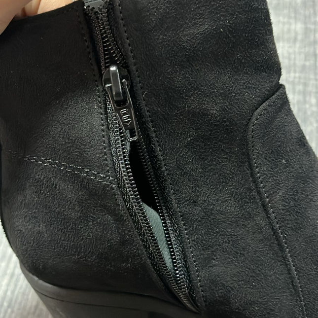 Botines Coffs - Negro Gamuza 37 (Yayita)