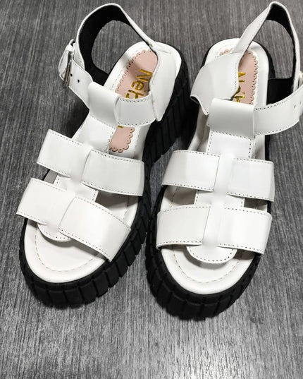 Sandalias Dovra - Blanco 37 (Yayita)