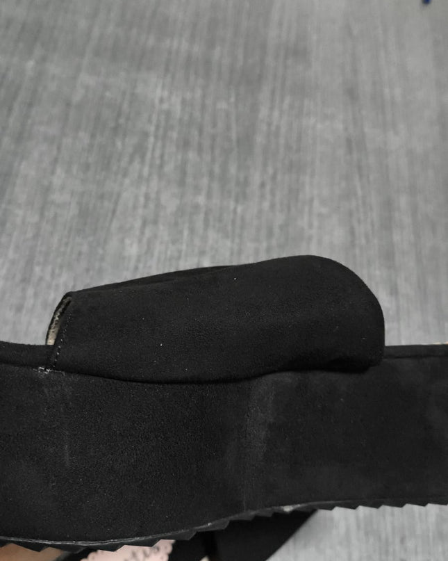 Sandalia prato - negro gamuza 37 (Yayita)