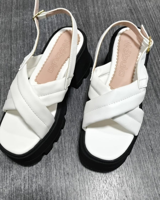 Sandalia pleyades  - Blanco 35 (Yayita)