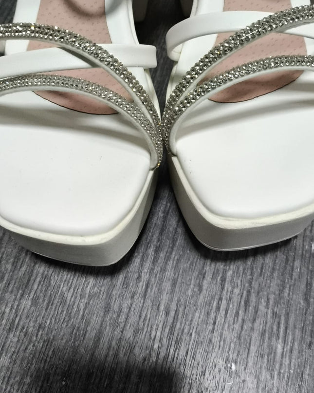 Sandalia kris  - Blanco 37 (Yayita)