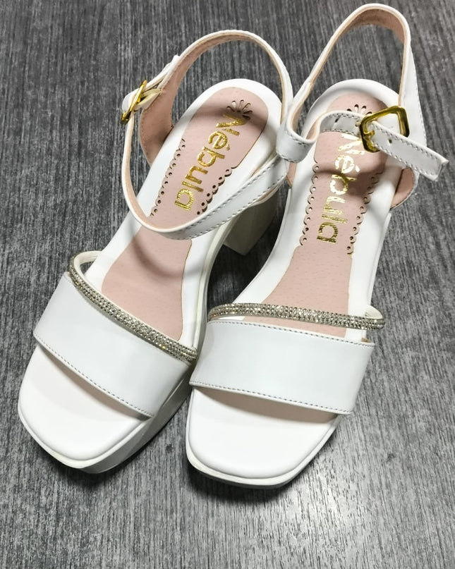 Sandalias Demae- Blanco 36 (Yayita)